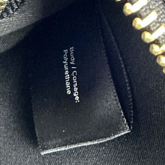 Amanda Uprichard Belt Bag Black Vegan Leather Gold Hardware Travel‎ Purse New - Picture 7 of 13